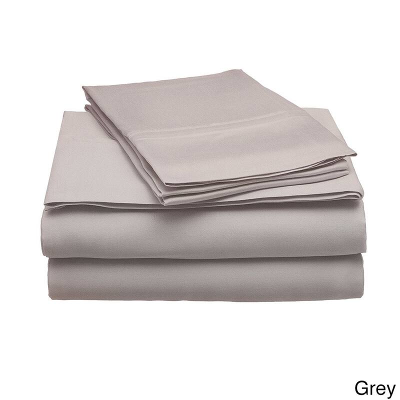 Modal 300 Thread Count Wrinkle Free, Hypoallergenic Sheet Set - Grey - Full