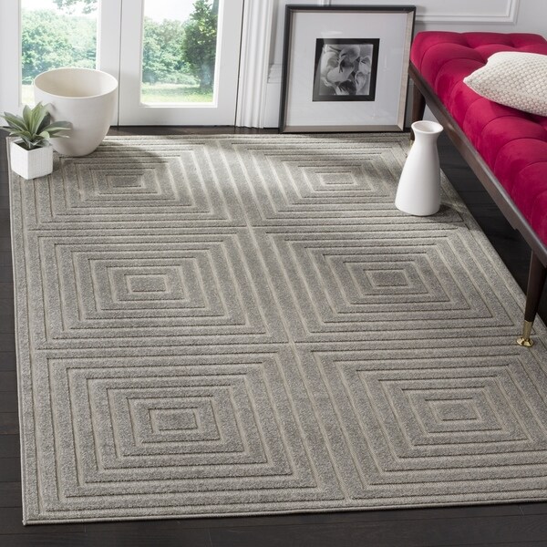 Safavieh Cottage Light Grey / Grey Area Rug - 9' x 12 ...