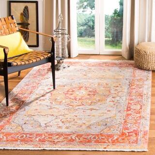 5 X Round Oval Square Area Rugs For Less Safavieh Vintage Persian Saffron Cream Distressed Rug 5 Square