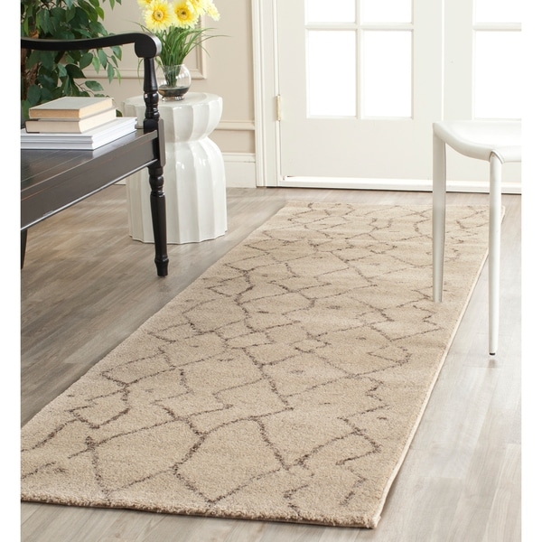 Safavieh Tunisia Ivory Area Rug Runner - 2'6 x 12'