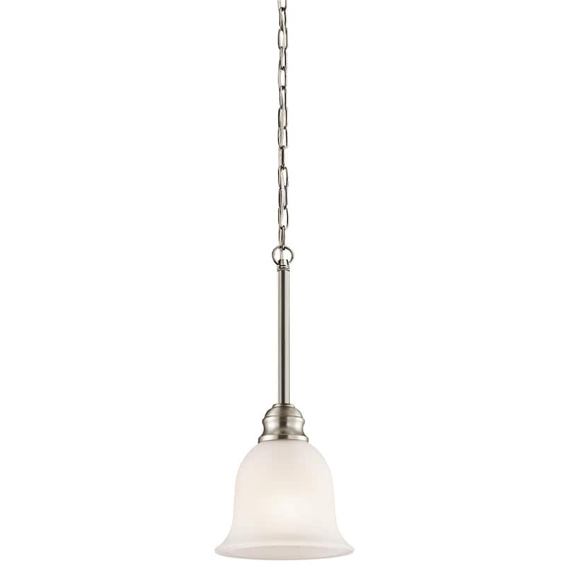 Kichler Lighting Tanglewood Collection 1-light Brushed Nickel LED Mini Pendant