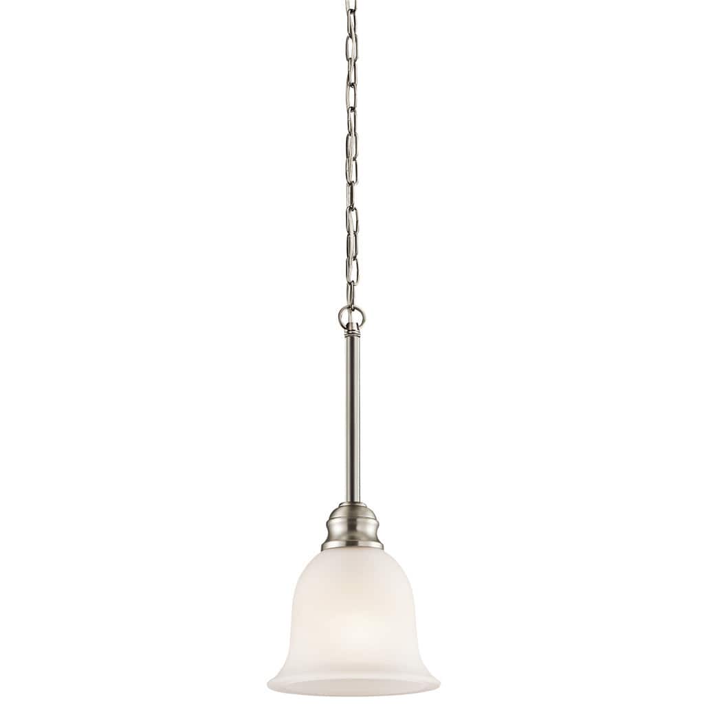 Kichler Lighting Tanglewood Collection 1-light Brushed Nickel LED Mini Pendant
