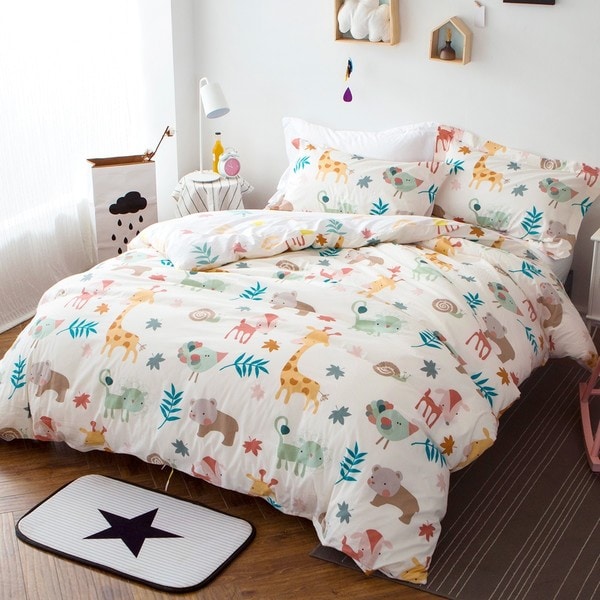 woodland animal duvet cover