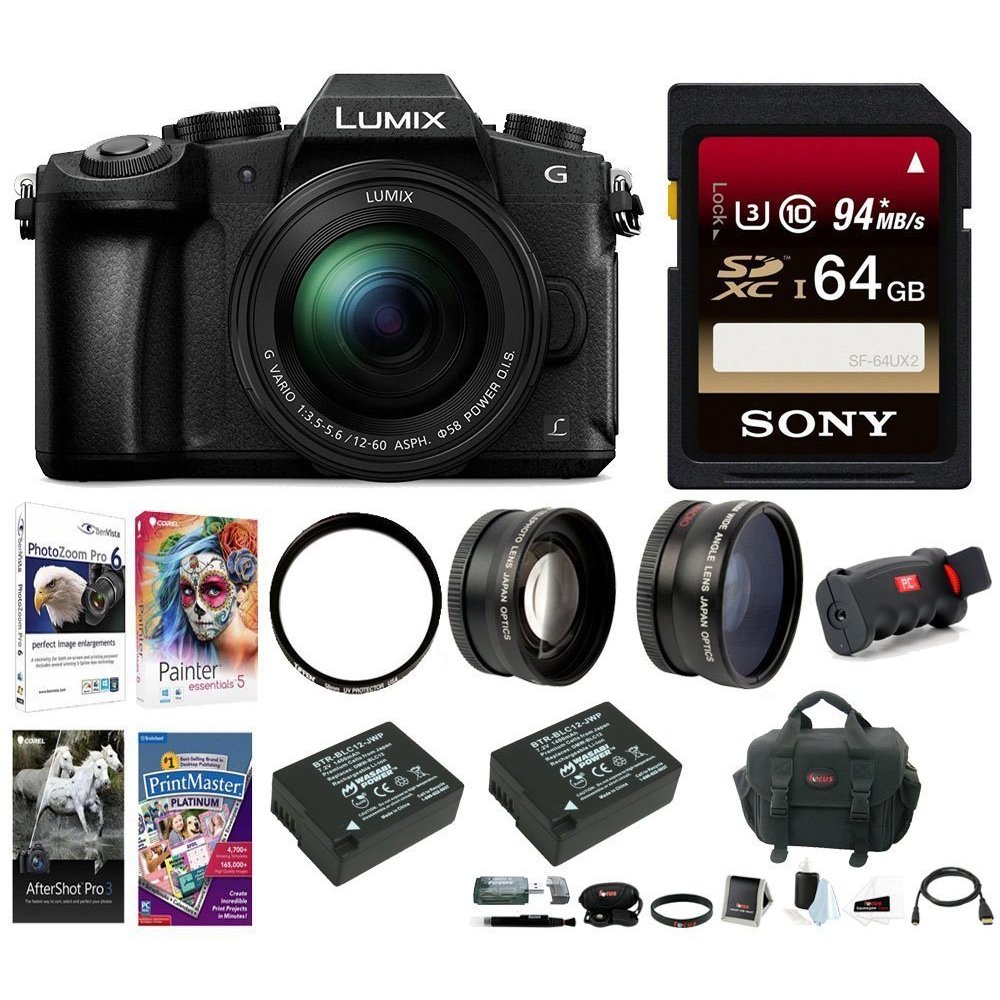 Panasonic Lumix Dmc G85mk 4k Mirrorless Lens Camera Kit 12 60mm Lens 64gb Kit Overstock