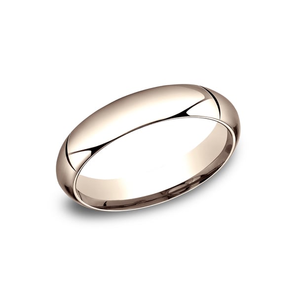 14k Rose Gold 5mm High-domed Comfort-fit Wedding Band - 14K Rose Gold - 14K Rose Gold. Opens flyout.