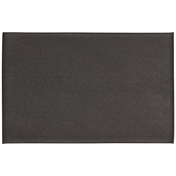 Mohawk Utility Mat Footlover-Pebbleface Rich Black Mat (1'6x2'6) - 1'6" x 2'6"