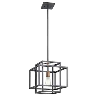 Kichler Lighting Taubert Collection 1-light Black Pendant