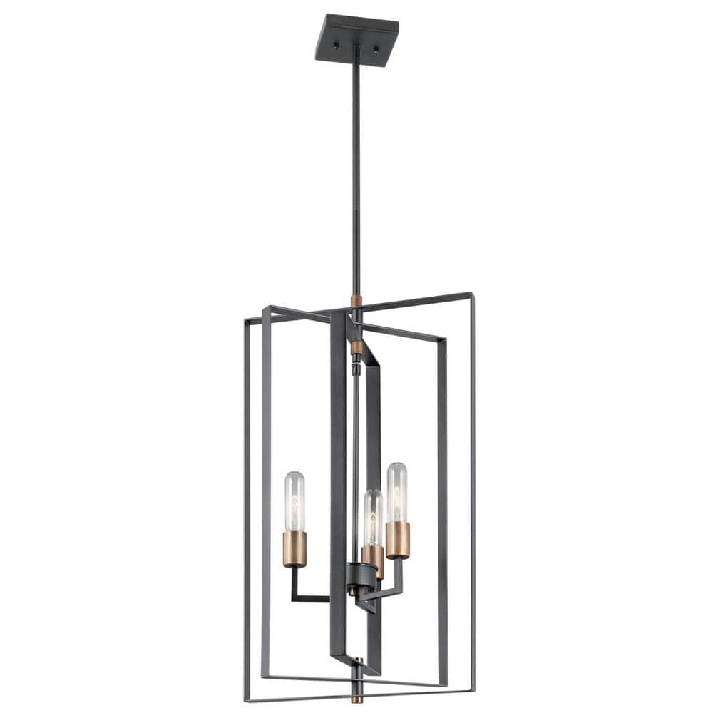 Kichler Lighting Taubert Collection 3-light Black Pendant