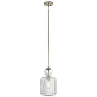 Kichler Lighting Riviera Collection 1-light Brushed Nickel Pendant