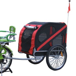 aosom elite ii pet dog bike bicycle trailer