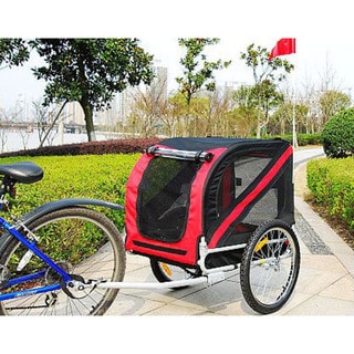 aosom elite pet bike carrier