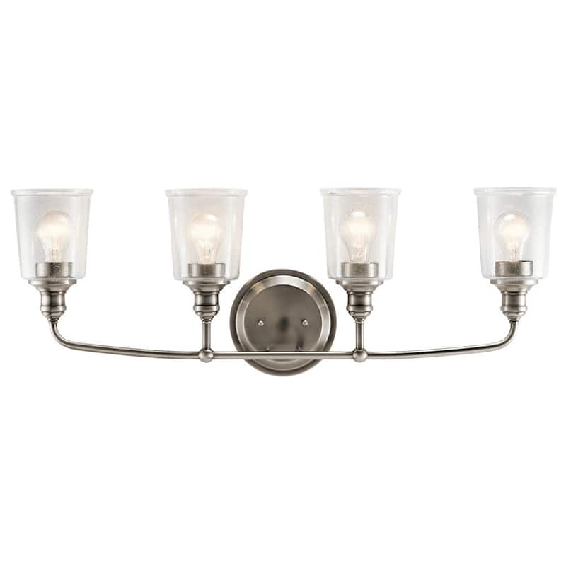 Kichler Lighting Waverly Collection 4-light Classic Pewter Bath/Vanity Light