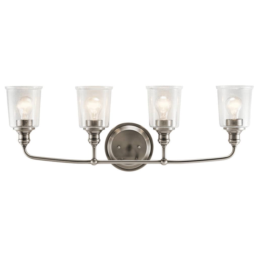 Kichler Lighting Waverly Collection 4-light Classic Pewter Bath/Vanity Light