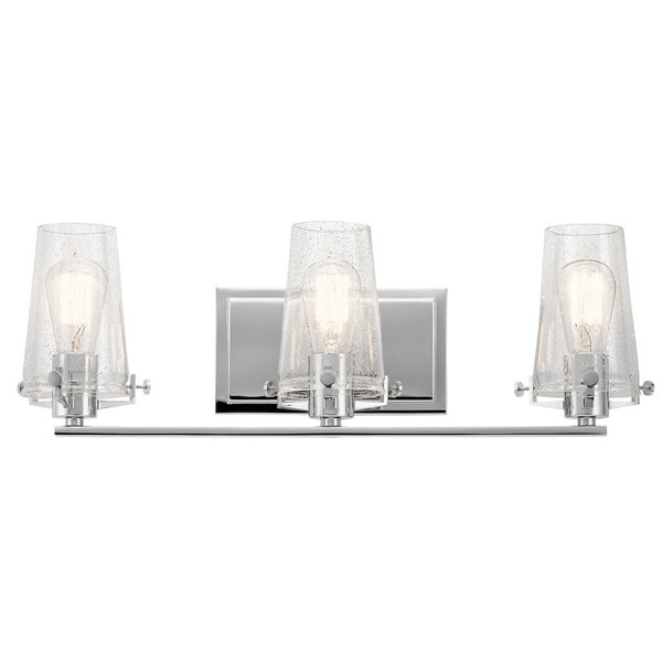 Shop Kichler Lighting Alton Collection 3 Light Chrome Bath Vanity Light Overstock 14204903