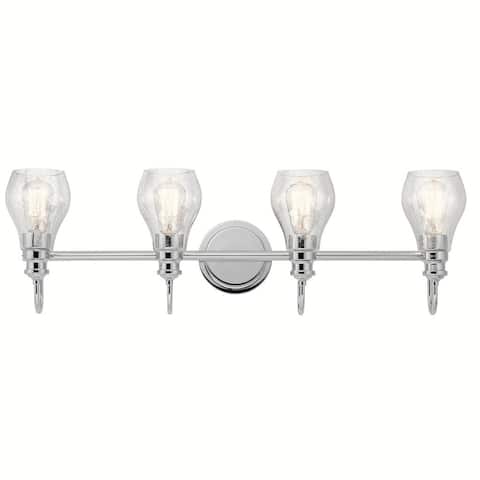 Kichler Lighting Greenbrier Collection 4-light Chrome Bath/Vanity Light