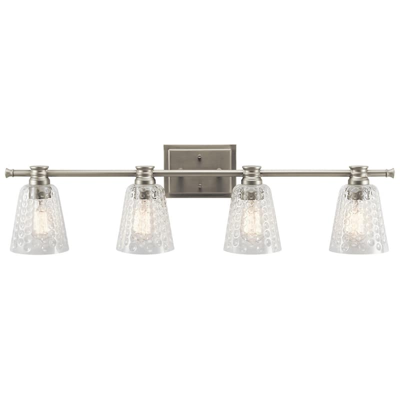 Kichler Lighting Nadine Collection 4-light Brushed Nickel Bath/Vanity Light