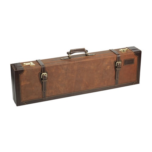 Browning John M. Browning Crazy Horse Leather, Brown Fitted Gun Case