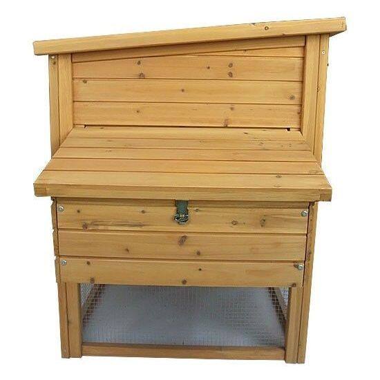 PawHut 75" Wooden Hen House Backyard Chicken Coop with Outdoor Run and Nesting Box
