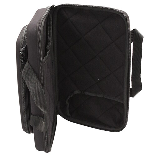 Allen Cases Molded Handgun Case Double Attache, 11.5"x 7", Black