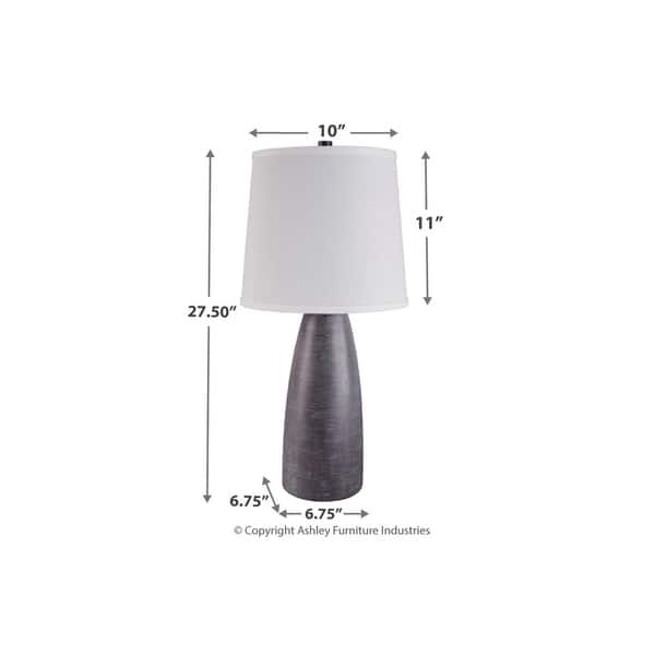 Shavontae Table Lamp Pair - Gray 27.50