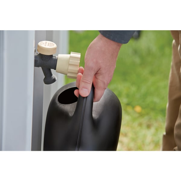 Black. 1.6 Gallon Bloem Easy Pour Watering Can