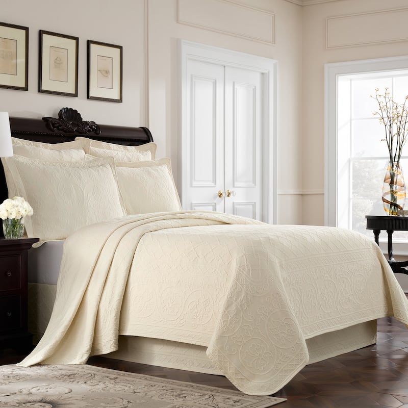 Williamsburg Richmond Cotton Bedskirt - Ivory - King