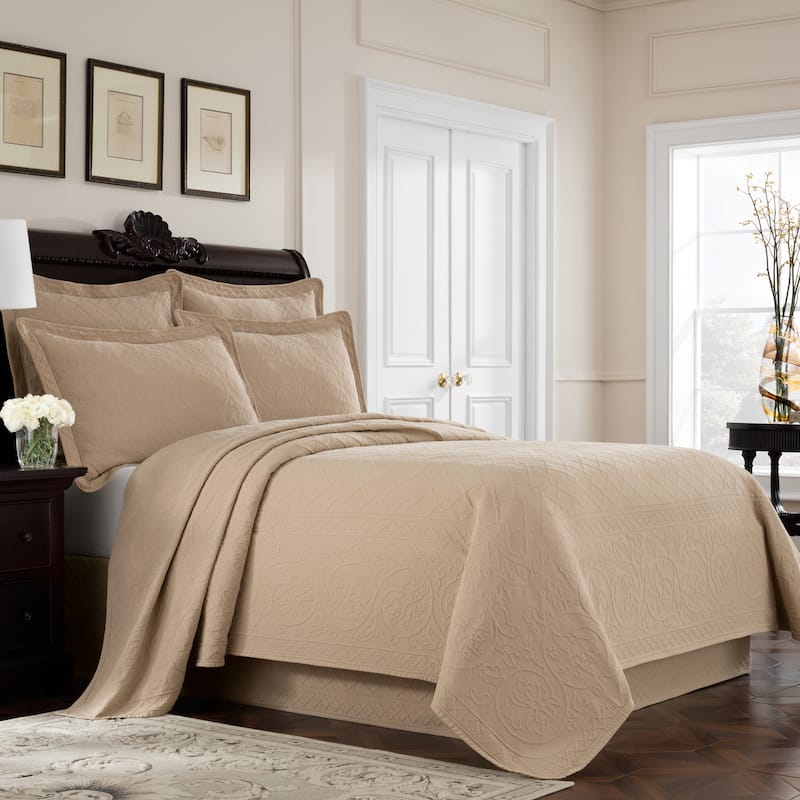 Williamsburg Richmond Cotton Bedskirt - Off White - King