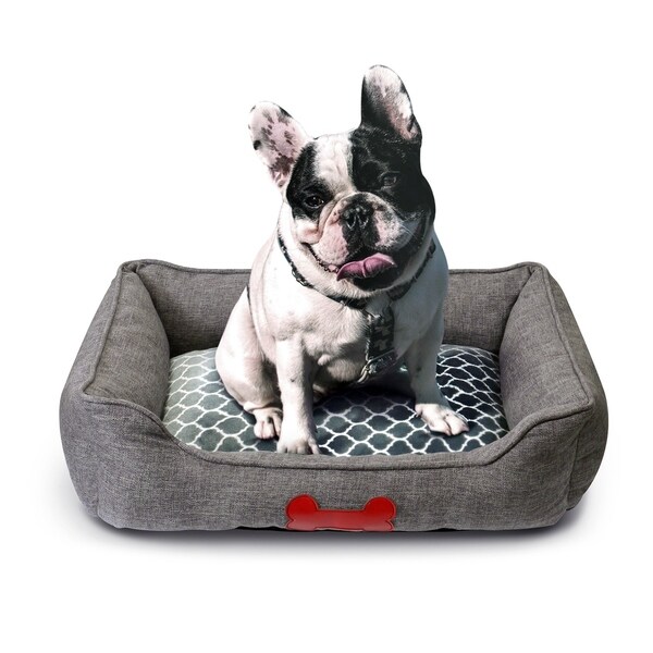 fluffy dog bed large