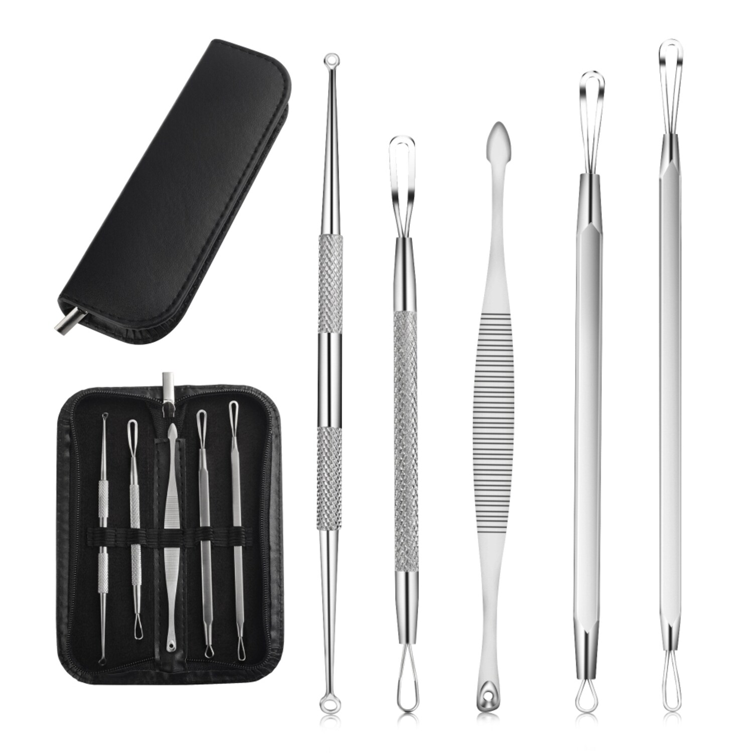 Shop Zodaca 5 Piece Set Professional Blemish Blackhead Extractor