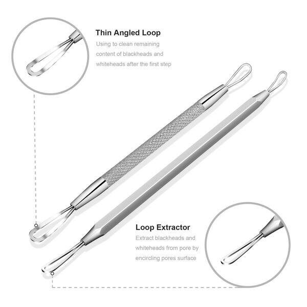 Shop Zodaca 5 Piece Set Professional Blemish Blackhead Extractor