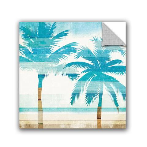 ArtAppealz Michael Mullan's Beachscape Palms III, Removable Wall Art Mural