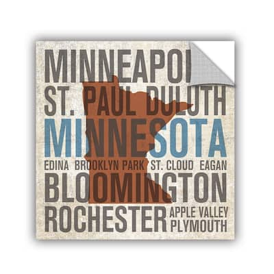 ArtAppealz Michael Mullan's Minnesota, Removable Wall Art Mural