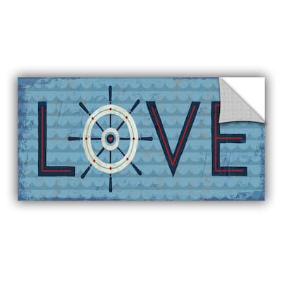 ArtAppealz Michael Mullan's Nautical Love Heart, Removable Wall Art Mural