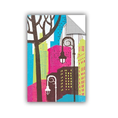 ArtAppealz Michael Mullan's Vibrant City, Removable Wall Art Mural