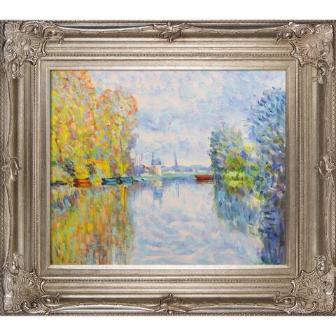 Monet Autumn on the Seine at Argenteuil Hand Painted Oil Reproduction
