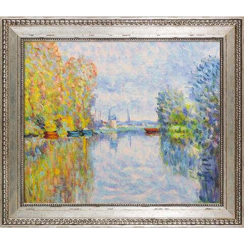 Monet Autumn on the Seine at Argenteuil Hand Painted Oil Reproduction