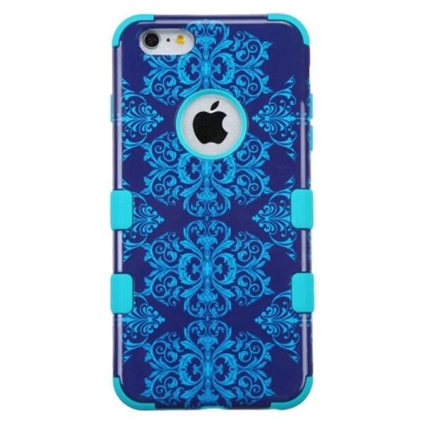 INSTEN Tuff Dual Layer Hybrid Rubberized Hard PC/ Silicone Phone Case Cover  For Apple iPhone 6 Plus/ 6+ 5.5-inch (As Is Item) - Bed Bath & Beyond -  14215002