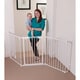 preview thumbnail 2 of 2, Dreambaby Newport Adapta White Metal Gate