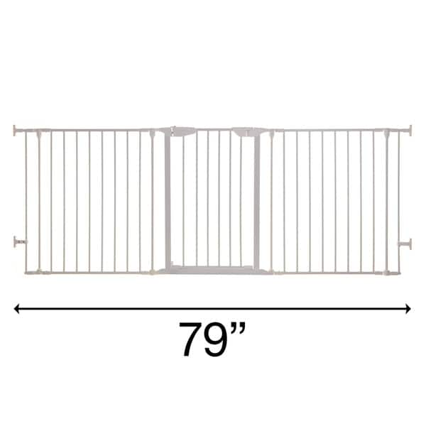 Dreambaby Newport Adapta White Metal Gate