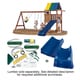 preview thumbnail 2 of 11, Swing-N-Slide Wrangler Deluxe Swing Set Hardware Kit with 2-Piece Summit Slide (Lumber Not Included)