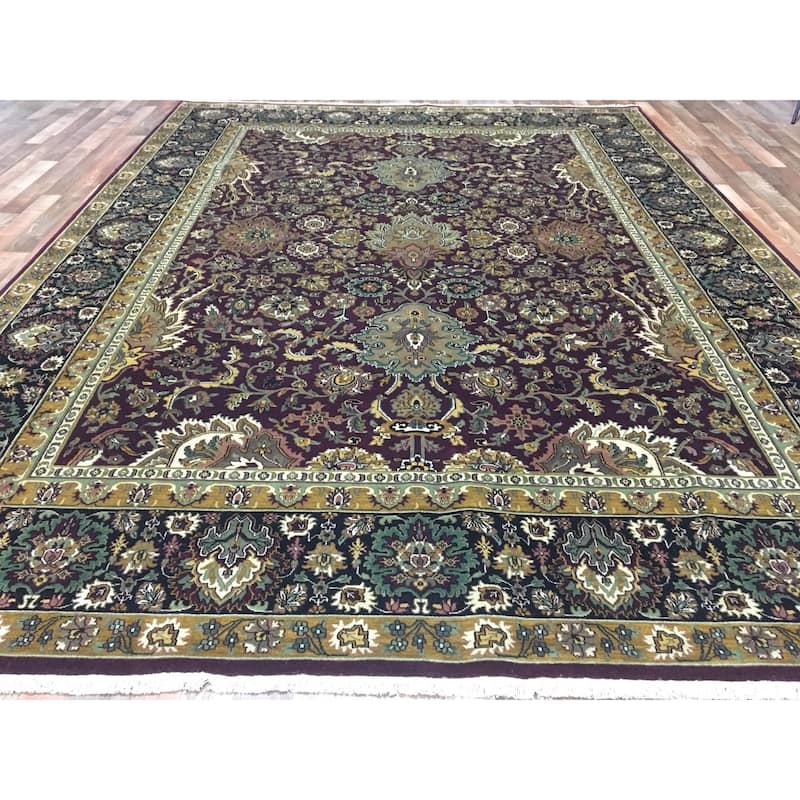 FineRugCollection Handmade Fine Tabriz Red Wool Oriental Rug Bed Bath