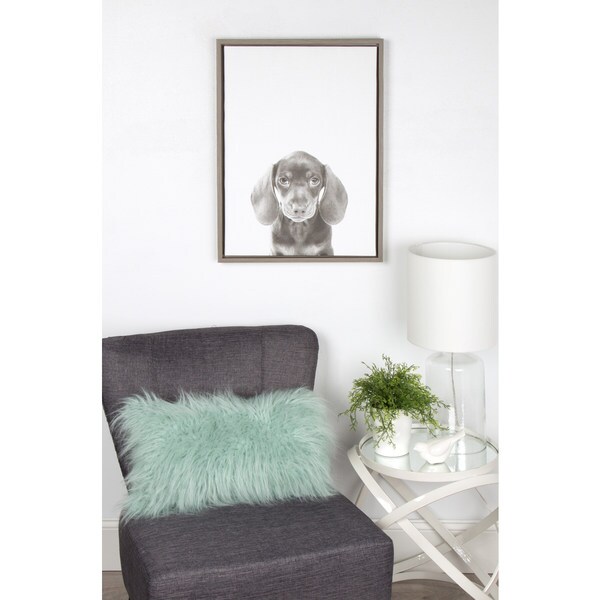 Framed Canvas Wall Art designovation simon te 'alpaca portrait' black and white framed Framed Canvas Wall Art designovation simon te 'alpaca portrait' black and white framed