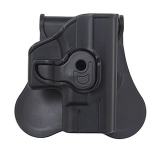 Bulldog Cases Polymer Holster with Paddle/Belt Loop Smith & Wesson M&P Compact, Black