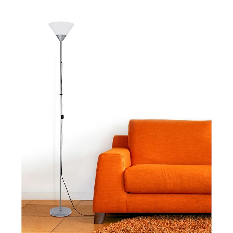 Porch & Den Brumback 1-light Stick Torchiere Floor Lamp