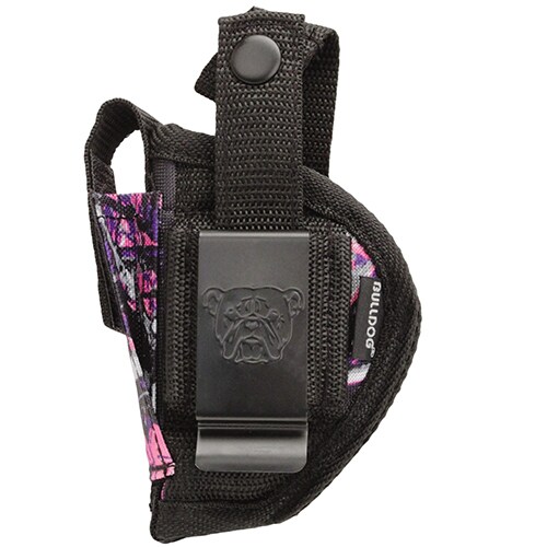 Bulldog Cases Belt Holster, Ambidextrous Muddy Girl Camo, Ambidextrous, Mini Autos