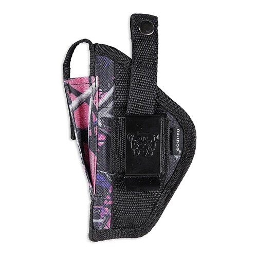 Bulldog Cases Belt Holster, Ambidextrous Muddy Girl Camo, Sub Compact Autos