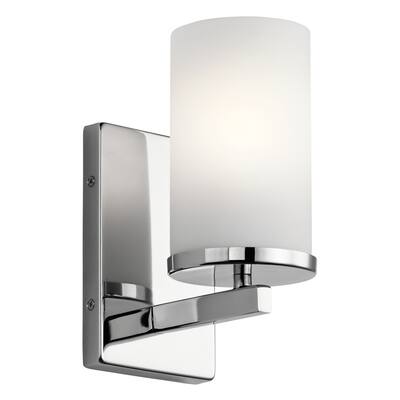 Silver Orchid Geniat 1-light Chrome Wall Sconce