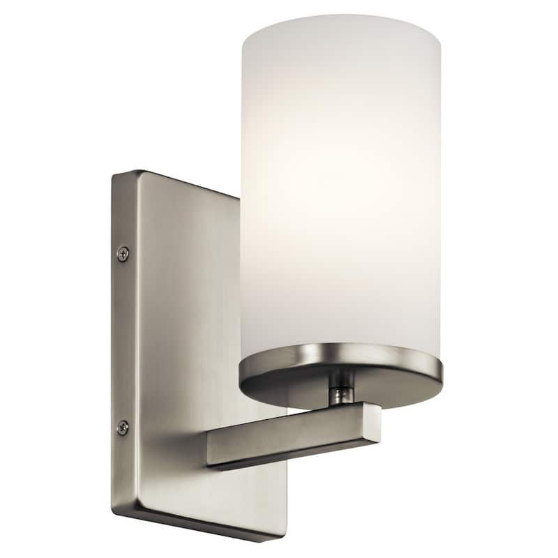 Kichler Lighting Crosby 1-light Brushed Nickel Wall Sconce