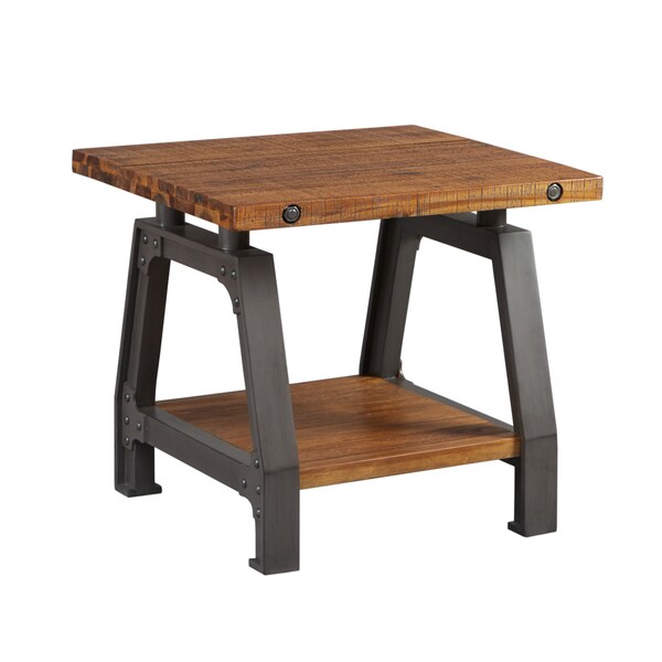 INK+IVY Lancaster Amber End Table Free Shipping Today 20812962