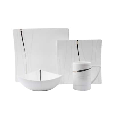 Red Vanilla Odett Platinum 16pc Dinner set